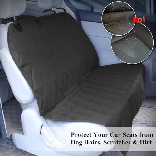 VIVAGLORY Pet Seat Protector - Black, Standard