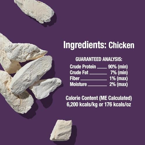 Whole Life Just One Chicken Freeze-Dried Dog Treats - 21 oz (Pack of 4)