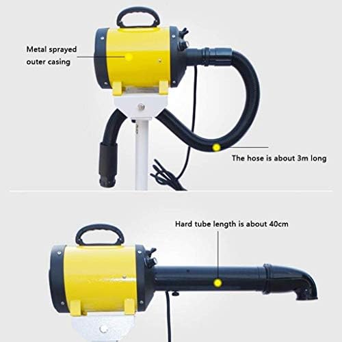 2200W Quiet Dog Dryer,Vertical Support Low Noise Pet Grooming High Velocity Hairdryer Adjustable Temperature Heater