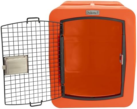 dakota283 Medium Kennel -Frame Door- Orange
