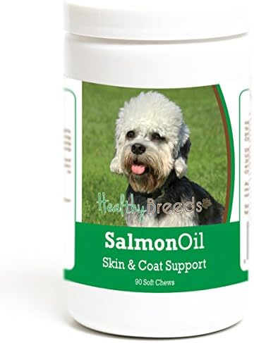 Healthy Breeds Dandie Dinmont Terrier Salmon Oil Soft Chews 90 Count, Brown