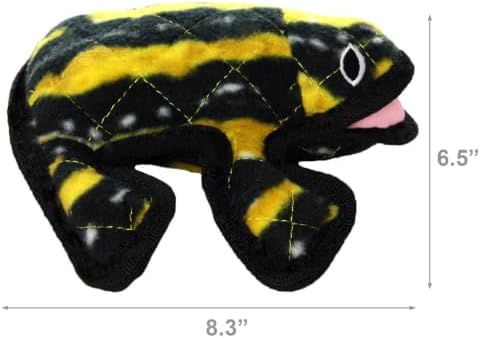 TUFFY® : Phrog Dog Toy: Ultra Durable Plush Toy with Multiple Layers & Reinforced Seams, Washable and Floats, Original Construction