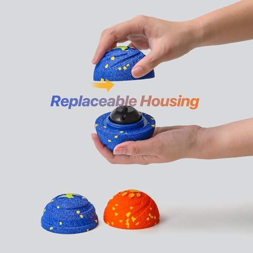 Interactive Dog Toys Automatic Bouncing Dog Ball for Small & Large Dogs | E-TPU Material, IPX7 Waterproof, 3 Play Modes, Keeps Dogs Busy, Anti Boredom Play, Moving Ball, Rechargeable, Indoor Exercise