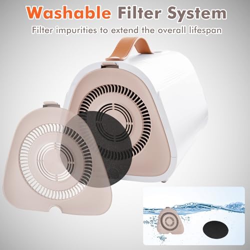 Giantex Dog Dryer, Dog Hair Dryer with Adjustable Air Speed and Temperature Control, 4 Nozzles, Negative Ion Function, Overheat Protection, High Velocity Dog Blow Dryer for Pet Grooming Salon