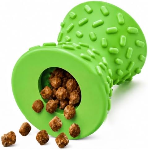 Treat Dispensing Dog Toy, Puzzle Toy for Small & Medium Dogs, Slow Feeder | Interactive treat dispensing toy keeps dogs busy with reward play, encourages problem solving, provides mental stimulation