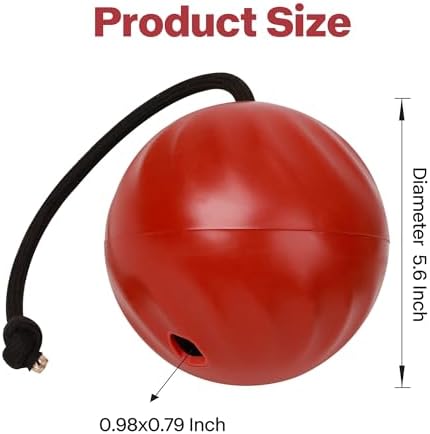 Pet Prime Dog Treat Ball Interactive Squeaky Rolling Treat Dispensing Toys Dog Food Puzzle Slow Feeder Ball Mental Stimulation Enrichment Toys for Small,Medium,Large Breeds