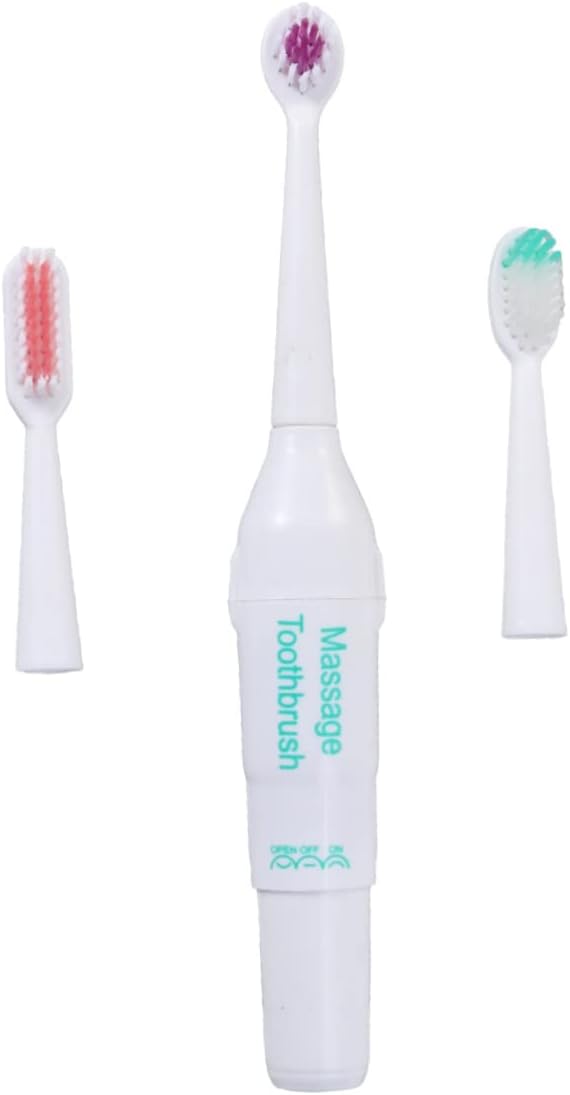 PET-Friendly Electric Toothbrush Waterproof Rechargeable Dog and Cat Toothbrush Travel Case Convenient Three-Sided Design for Effective Teeth Cleaning Random Color