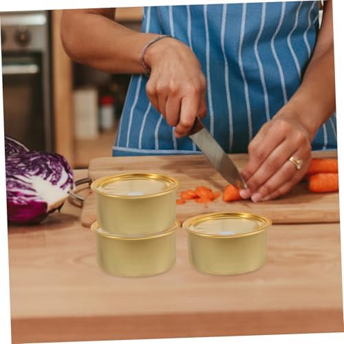 iplusmile 10 Pcs Empty Aluminum Cans with Can Lids Self-seal Tea Tins Storage for Pet Food Bulk Cookie Tins