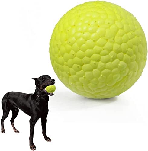 PawfectPals Indestructible Bloom Ball, Floating, Green Velvet