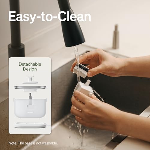 PETLIBRO Corded Cat Water Fountain + 8 Pack Filters, 8-Pack, 2.5L, Stainless Steel, White