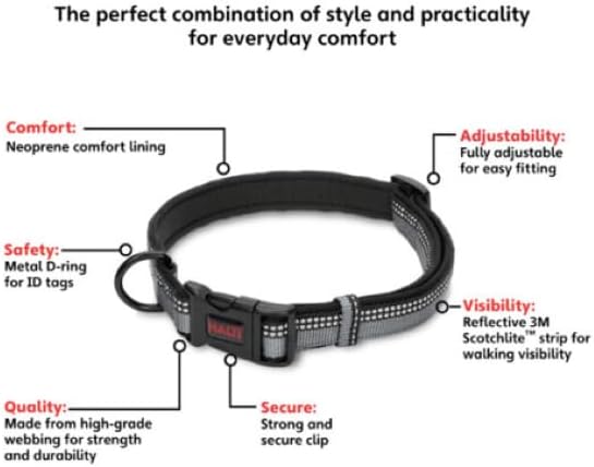 Halti Dog Collar | Size XS, Black