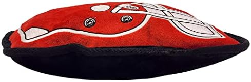 The 1st Ever Tough but Smooth Dog Toy NFL Kansas City Chiefs Football Helmet Tough Pet Toy. A Premium Quality Doggie Toy with Built-in Squeaker. Sports Fans Favorite Chew Toy