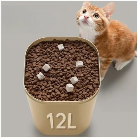 Vacuum Airtight Opaque Pet Food Storage Bin