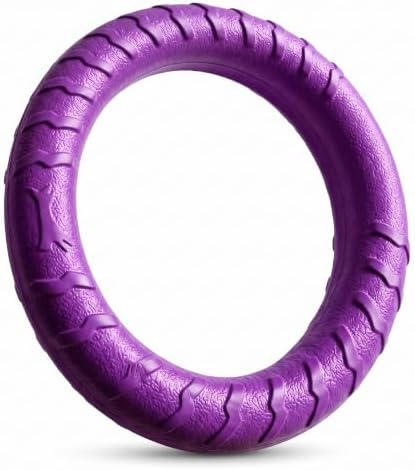 Large Purple Dog Tug Toy, Floating Water Ring