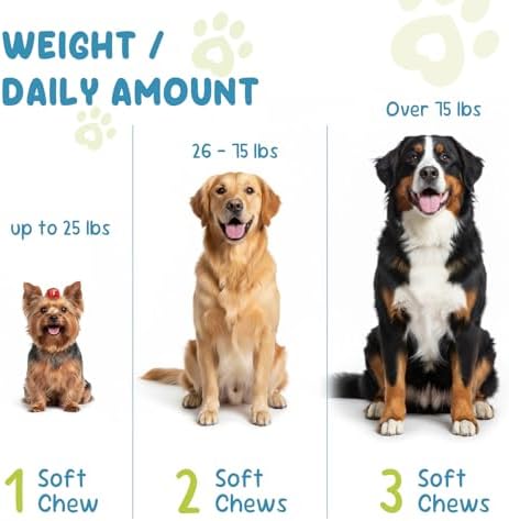 Calming Chews for Dog, Melatonin, 200-Pack, 200 Count