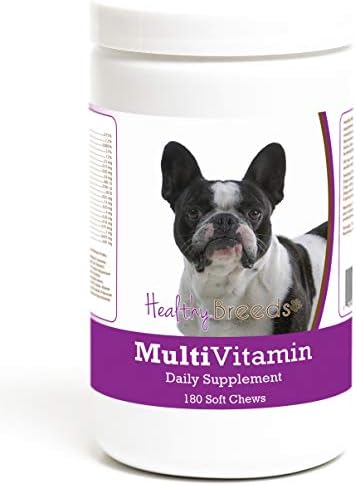 Healthy Breeds French Bulldog Multivitamin Soft Chew for Dogs 180 Count
