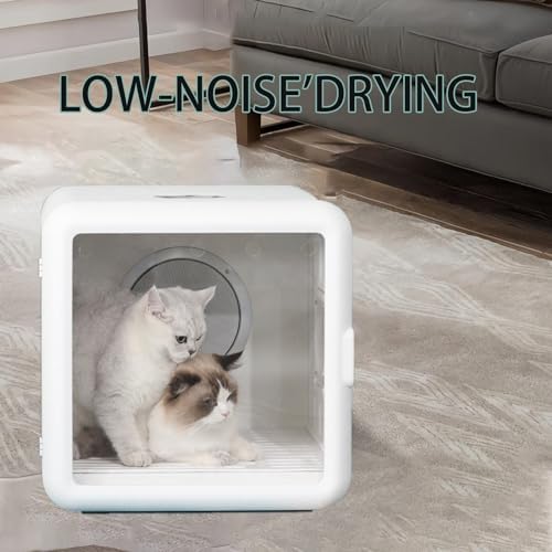 Pet Dryer Box for Cats and Small Dogs, Automatic Efficient Drying Machine, Fast Blower, Multi-Functional, Adjustable Temperature, Quiet Operation