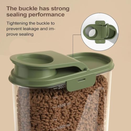 Pet Food Storage 2L Airtight Anti-Moisture Dust-Proof