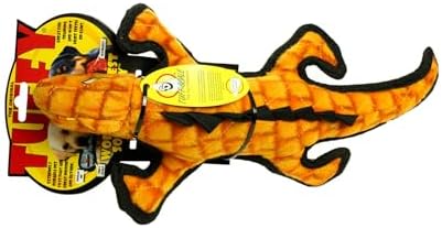 TUFFY® : 2 Pack Gila Monster Dog Toy: Ultra Durable Plush Toy with Multiple Layers & Reinforced Seams, Washable and Floats, Original Construction