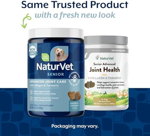 NaturVet Senior Advanced Joint Health Dog Supplement - 120 Ct