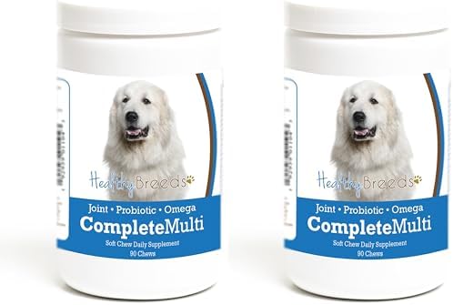 Healthy Breeds Great Pyrenees All in One Multivitamin Soft Chew 90 Count (Pack of 2)