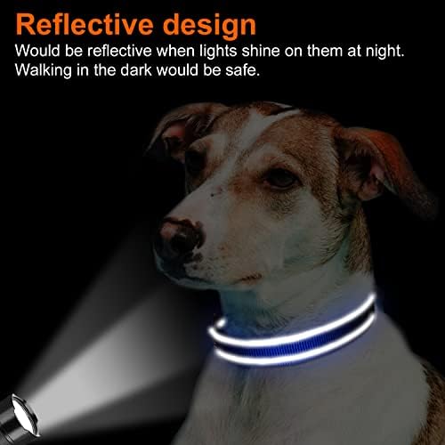 Joytale Dog Harness (Chest: 12-21"), Dog Collar and 6FT x 3/4" Wide Dog Leash Set, Reflective Padded Nylon Collar and Leash, Adjustable Soft Harness with Handle for Dogs