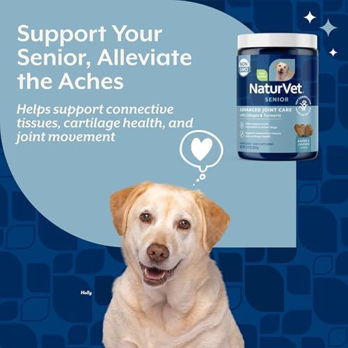 NaturVet Senior Advanced Joint Health Dog Supplement - 120 Ct