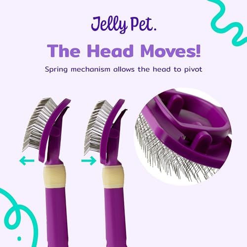 JELLY PET Pivoting Slicker Brush