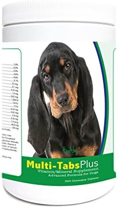 Healthy Breeds Black and Tan Coonhound Multi-Tabs Plus Chewable Tablets 365 Count