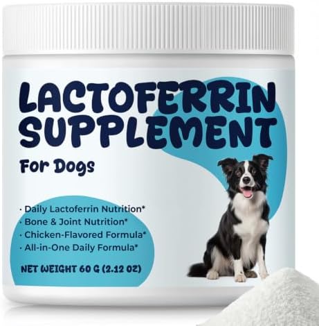 Lactoferrin Supplement Powder for Dogs, Immune, Bone & Joint Nutrition