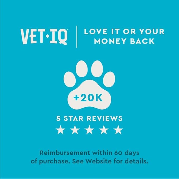 VetIQ Glucosamine Hip & Joint Supplement for Dogs, 180 Soft Chews, Joint Support Supplement with MSM and Krill, Dog Health Supplies Large & Small Breed, Chicken Flavored Chewables | Supports mobility for large & small breeds; glucosamine, MSM & krill o...