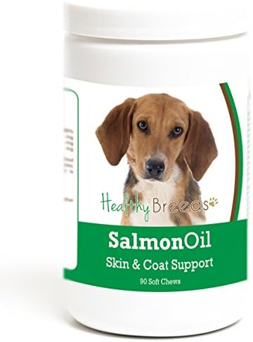 Healthy Breeds Harrier Salmon Oil Soft Chews 90 Count, Brown