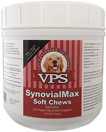 VPS SynovialMax Hip & Joint Soft Chews for Dogs - 120ct