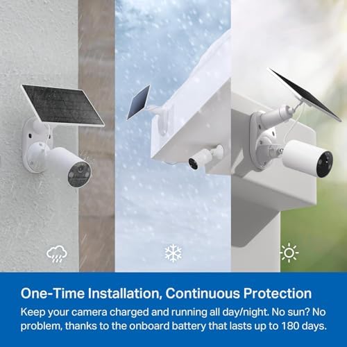 Tapo SolarCam C402 KIT 1080p Outdoor Wireless Security Camera(3-Pack)