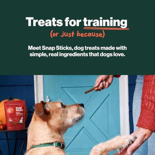 The Farmer's Dog Snap Sticks, Human Grade Dog Treats, Beef & Apple 3oz