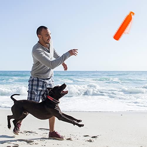 Floating Dog Water Toys, 2 Pack Interactive Pool Fetch Bumper | Outdoor Retrieving & Chasing Dummy Pet Toy with Rope for Small to Large Dogs