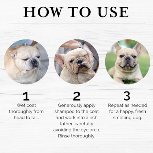 6-in-1 Moisturizing Dog Shampoo | Made with Naturally Derived Ingredients to Cleanse, Soothe, Deodorize, and Soften The Skin and Coat 480ml