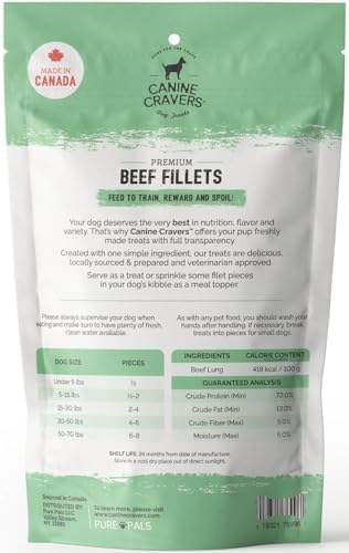 Canine Cravers Single Ingredient Dog Treats - Variety 3 Pack
