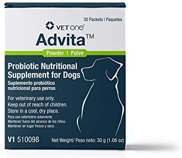VetOne Advita Probiotic Nutritional Supplement for Dogs - 30, 1 g Packets