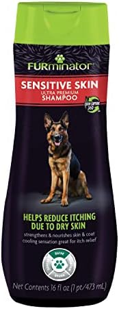 FURminator Sensitive Skin Dog Shampoo, 16 oz