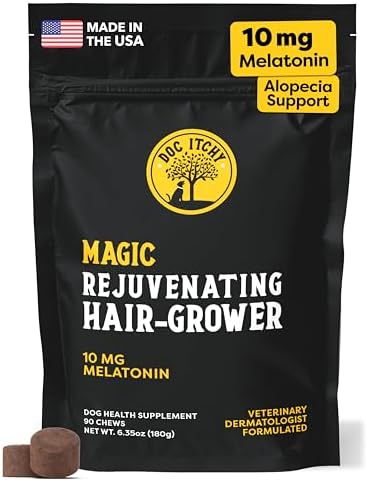 Doc Itchy Rejuvenating Hair-Grower: Melatonin for Dog's Hair Growth