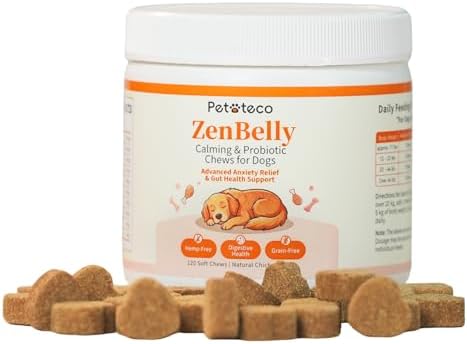 ZenBelly Calming Chews for Dogs, Hemp, Chicken