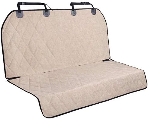 VIVAGLORY Pet Seat Protector - Heather Khaki, Standard
