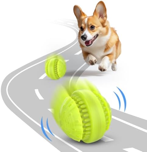 Eco-Friendly Rechargeable LED Dog Chew Toy Ball – Waterproof, Durable Silicone, Interactive Light-Up Design for Pets