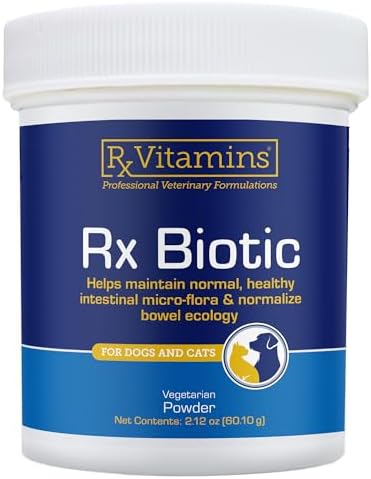 Rx Vitamins Rx Biotic - Probiotic Powder for Dogs and Cats - 2.12oz