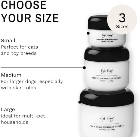 Eye Envy Tear Stain Remover Powder for Dogs and Cats, 1.4 oz