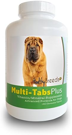 Healthy Breeds Chinese Shar Pei Multi-Tabs Plus Chewable Tablets 180 Count