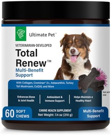 Ultimate Pet Nutrition Total Renew Multivitamin Soft Chew for Dogs, 60ct