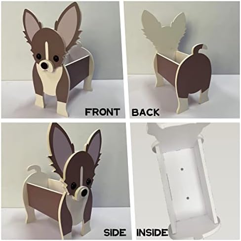 Poodle Dog Planter Pots, Animal Shaped Flower Pot