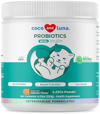 Probiotics for Cats Powder - Digestive, Gut & Diarrhea Support